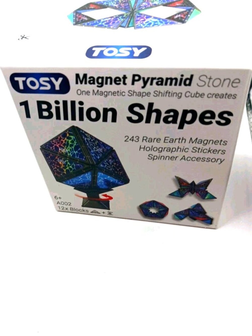 TOSY Magnet Pyramid Stone Cube Transforms into 1 Billion Shapes New +Sealed